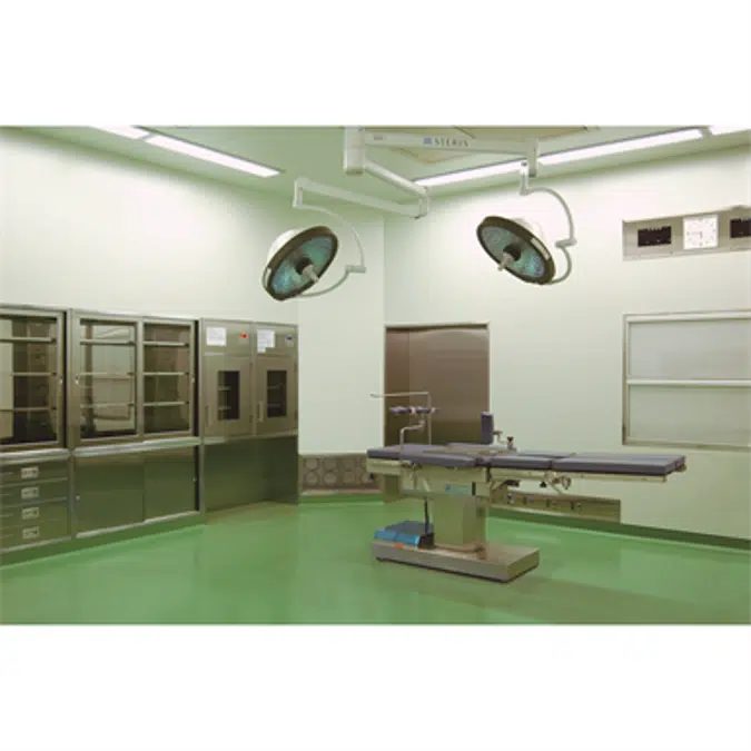 CERARL,   Hospital Operating Room, Non-Combustible Decorative Panels - 935x2455mm & 1235x3080mm
