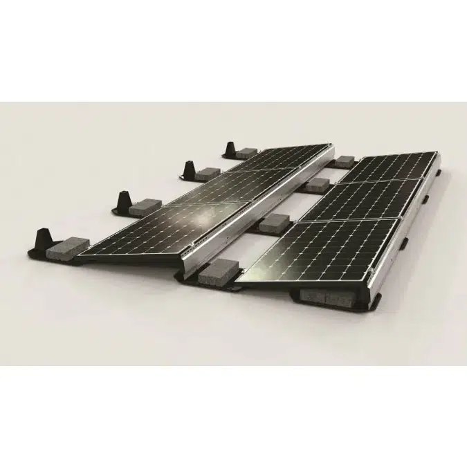 Flat Roof Solar Panel Mount - EcoFoot2+