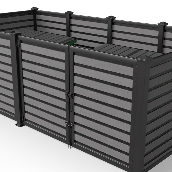 Ventilated Plankwall Open Top Enclosure