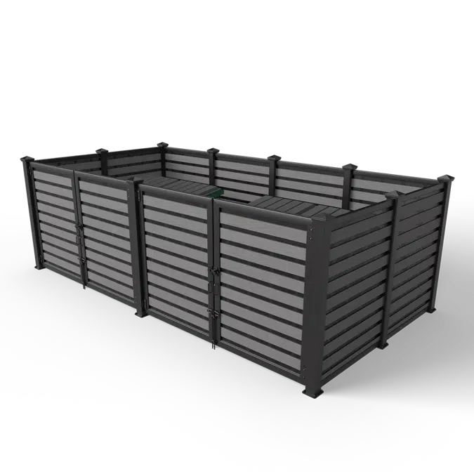 Ventilated Plankwall Open Top Enclosure