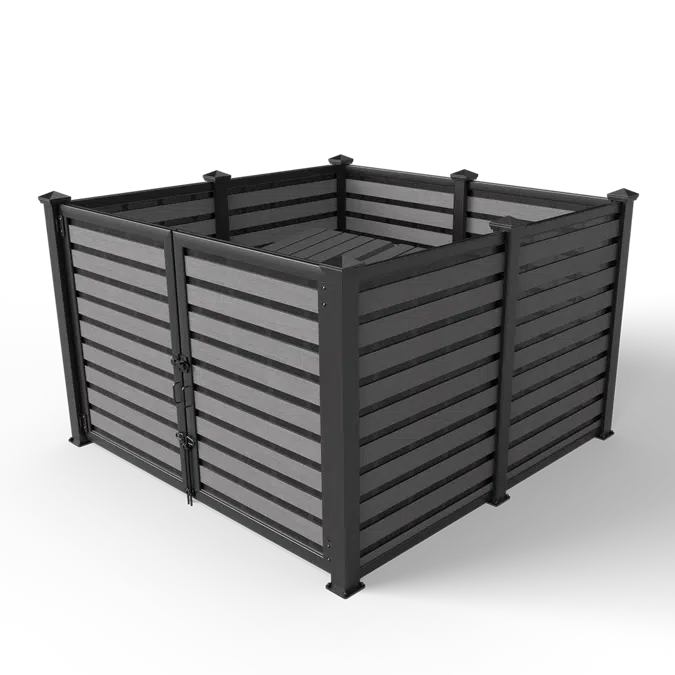 Ventilated Plankwall Open Top Enclosure