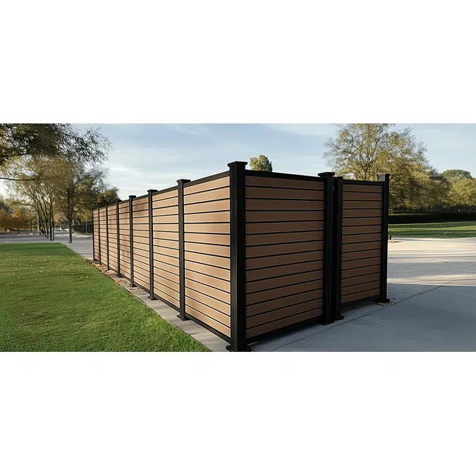 Horizontal Plankwall Open Top Enclosure