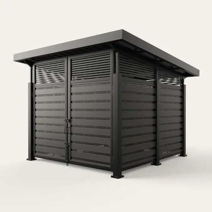 Ventilated Plankwall Roofed Enclosure