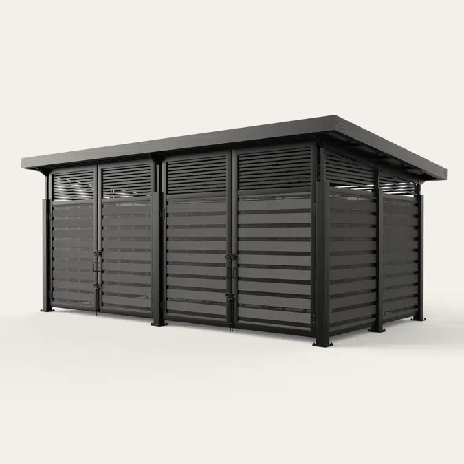 Ventilated Plankwall Roofed Enclosure