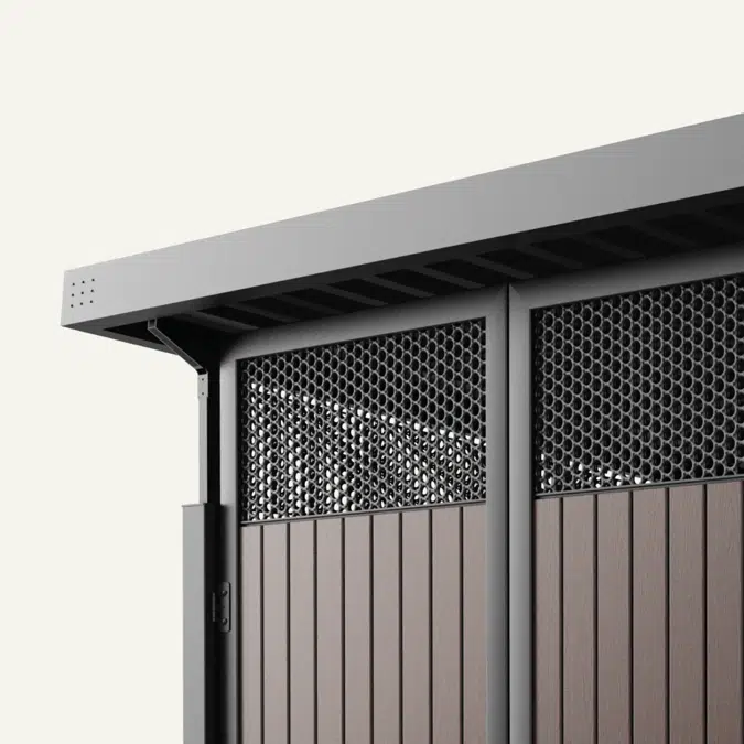 Ventilated Plankwall Roofed Enclosure