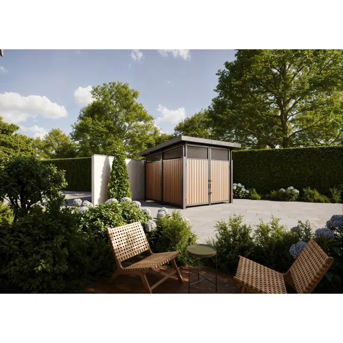 Ventilated Plankwall Roofed Enclosure