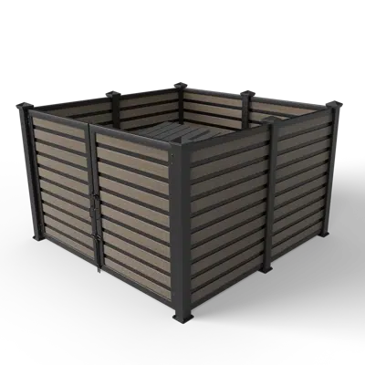 Image for Horizontal Plankwall Wide Stiffener Open Top Enclosure