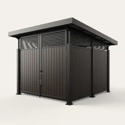 Immagine per Vertical Plankwall Roofed Enclosure