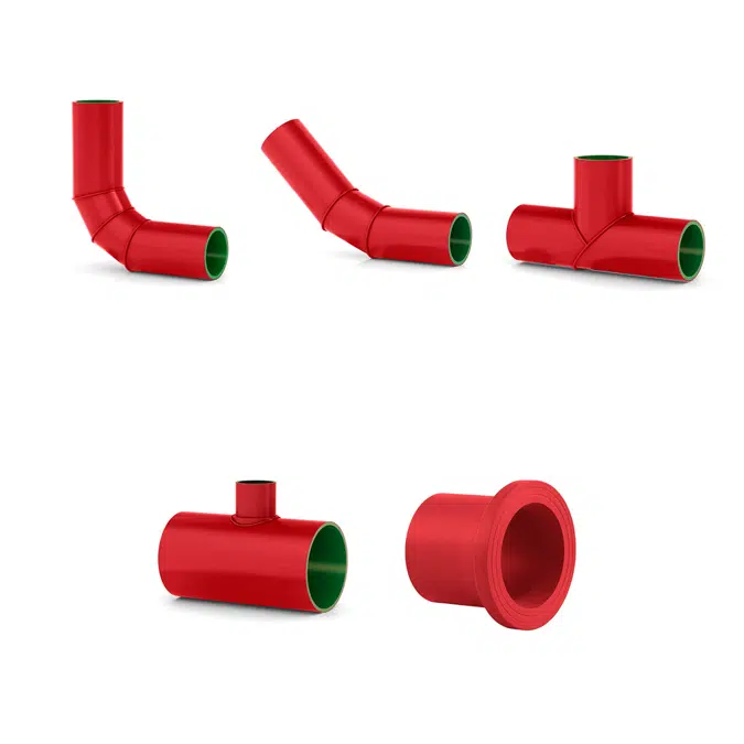 Repolen Butt Weld/Socket PP-RCT Fire Fittings