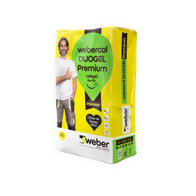 Gel adhesivo flexible y tixotrópico - webercol DUOGEL premium
