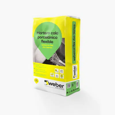 Mortero cola flexible para gres porcelánico - webercol flex duo 이미지