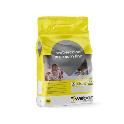 Image for Junta flexible aditivada con silicona - webercolor premium fina