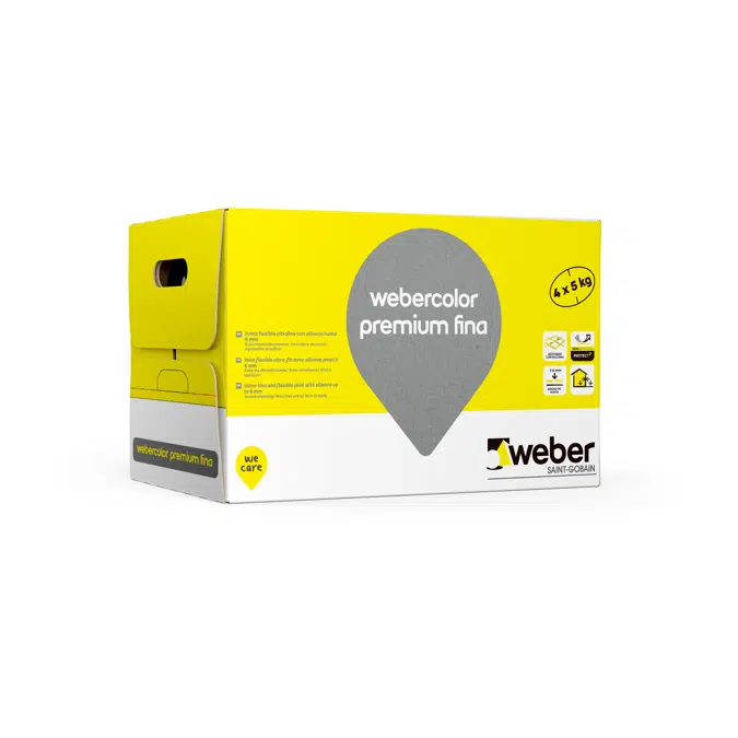 Junta flexible aditivada con silicona - webercolor premium fina