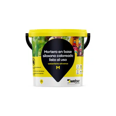 Image for Revestimiento coloreado al siloxano - webertene advance
