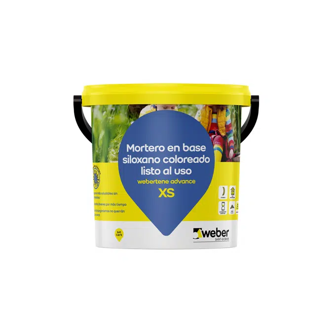 Revestimiento coloreado al siloxano - webertene advance