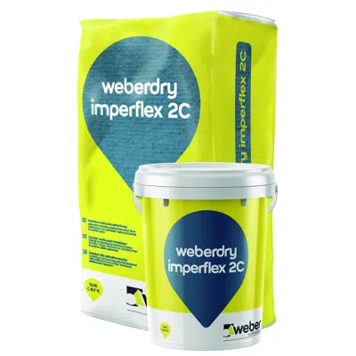 obraz dla Mortero impermeabilizante flexible bicomponente - weberdry imperflex 2C