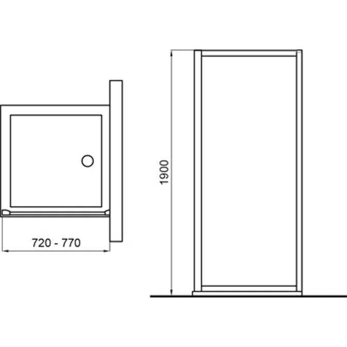 CONNECT SIDE P 75 U/H IC CLR White EU