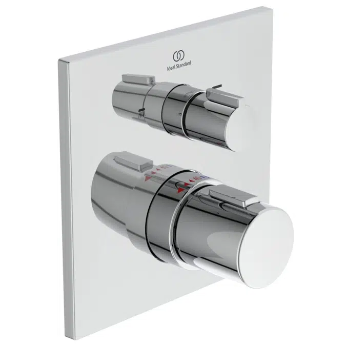 CERATHERM C100 THERMOSTATIC BATH & SHOWER DVGW BUILT-IN KIT2/EASY-BUILT 