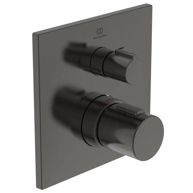 CERATHERM C100 THERMOSTATIC BATH & SHOWER DVGW BUILT-IN KIT2/EASY-BUILT 
