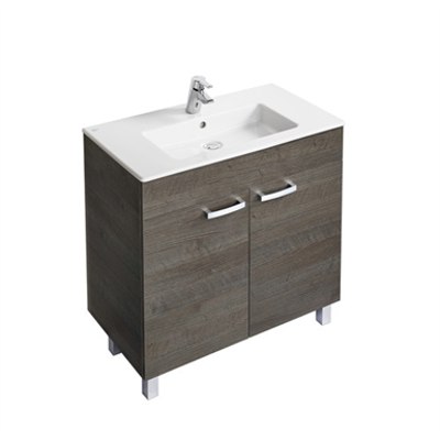 Image for Tempo 800mm Vanity Unit With 2 Doors and Legs