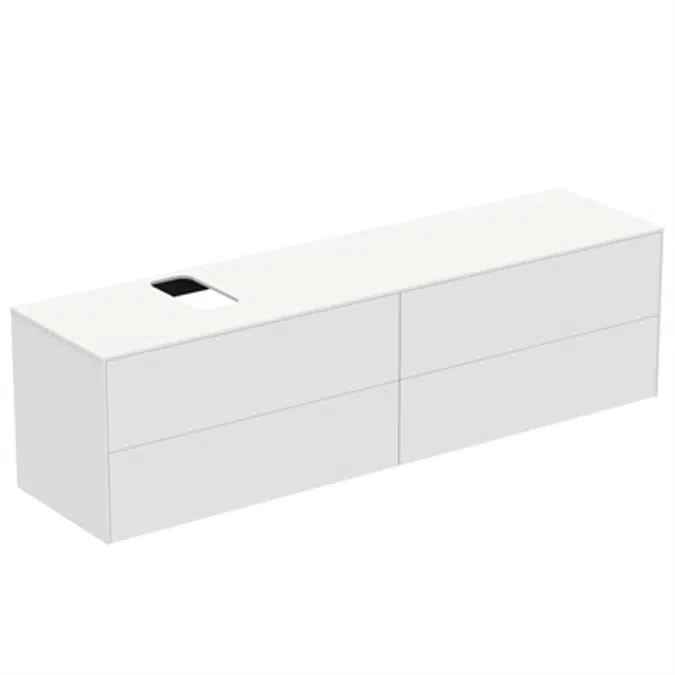 Conca BSN UN 200X50X55 4 DR+WTOP BSP CUT  WHMT