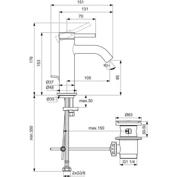 CERALINE NUOVO BSN H85 CHR PUW/M 3.8L