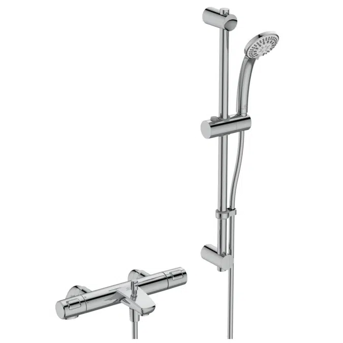 BIM object Taps & Mixers CERATHERM T25 BATH AND SHOWER THERMOSTATIC DMTD LEGS & KIT Ideal