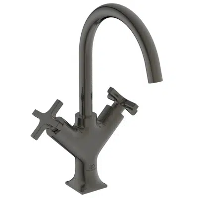 Image for JOY NEO 1 HOLE BASIN HIGH SPOUT DUAL CONTROL WITH METAL POP-UP WASTE.
