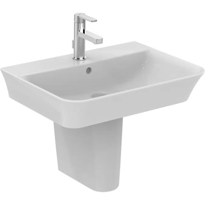 CONNECT AIR BASIN 60X46 WHITE CURVE BXD