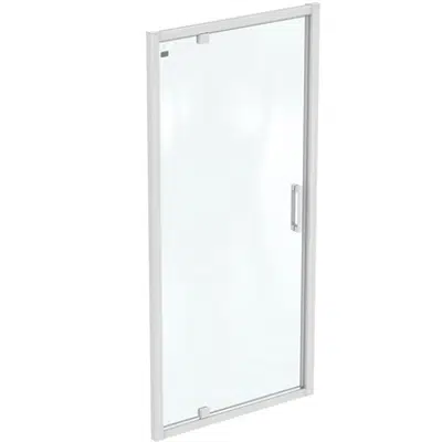 Immagine per CONNECT 2 PIVOT DOOR 95 CLEAR GLASS BRIGHT SILVER FINISH