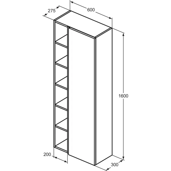 FINESSE COLUMN 1 DOOR GEMT