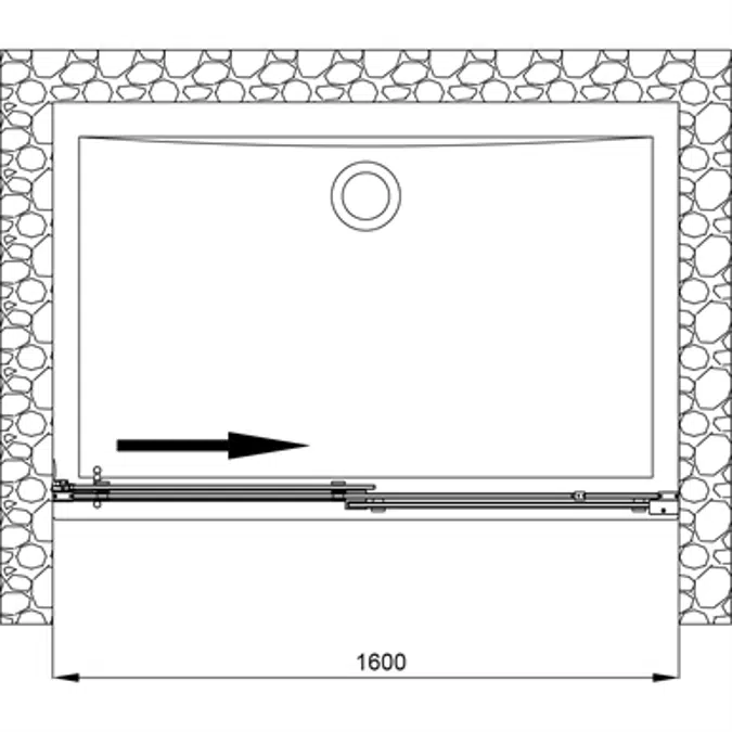 MAGNUM FRONT RH 160 NICHE BRIGHT SILVER