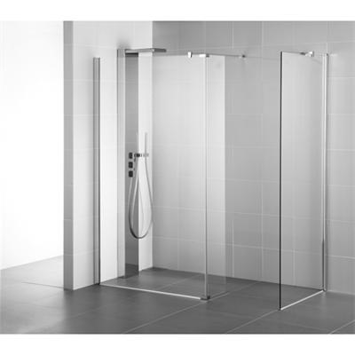 Image for SYNERGY PANEL 1200 BRT/SIL WETROOM CLEAR