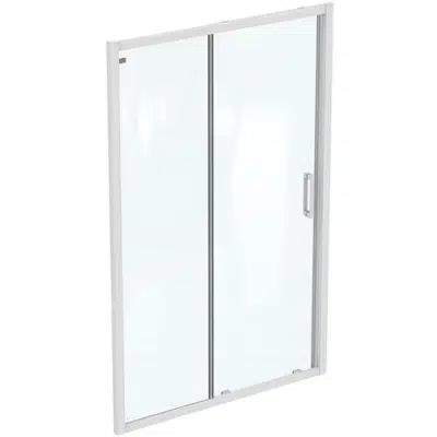 Immagine per CONNECT 2 SLIDER DOOR 130 CLEAR GLASS BRIGHT SILVER FINISH