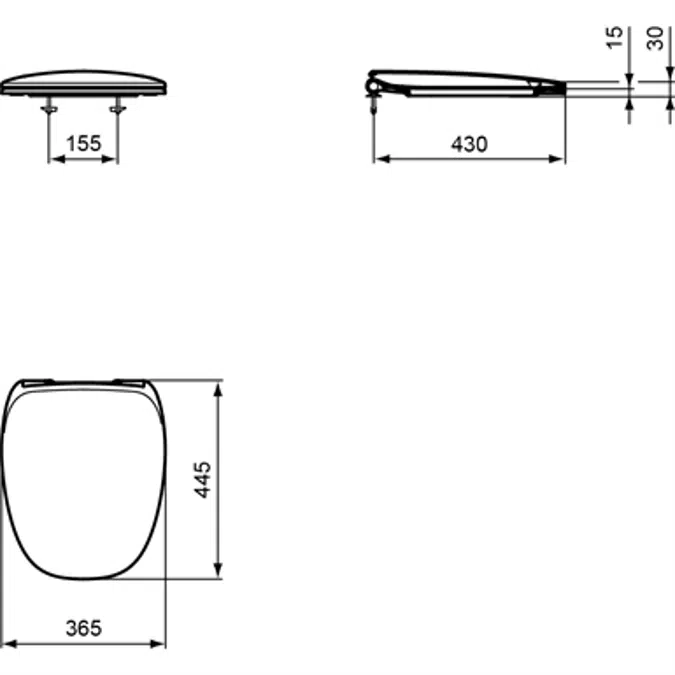 DEA SEAT & CVR WHITE SCL