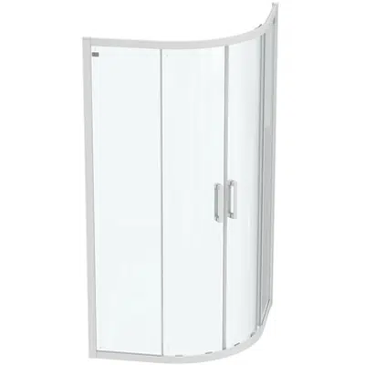 imagen para CONNECT 2 QUADRANT 100CMX100CM WHITE FRAME AND CLEAR GLASS