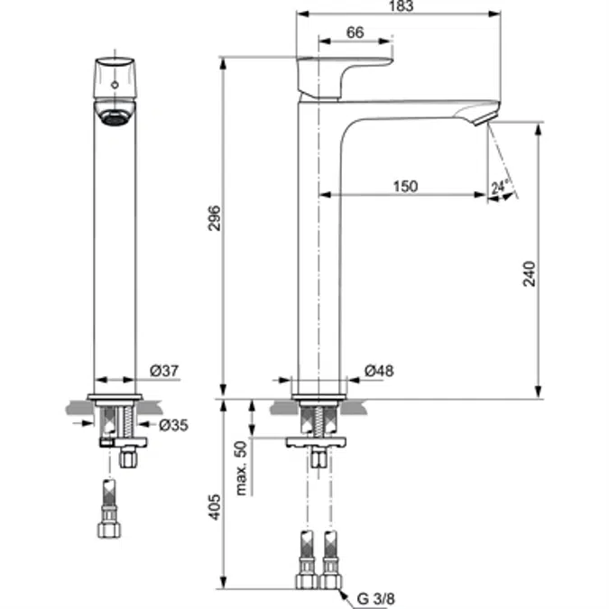CONNECT AIR BSN VSL SLM 5L/M