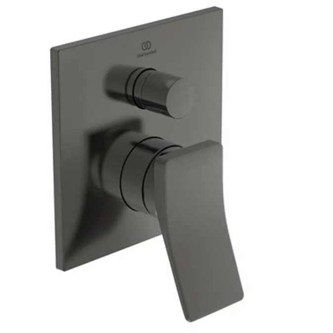 Conca - Single lever built in bath shower mixer - With additional back-flow prevention on second outlet. Requires built in kit A1000NU and a suitable outlet.