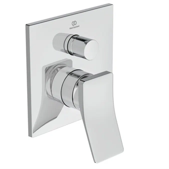 Conca - Single lever built in bath shower mixer - With additional back-flow prevention on second outlet. Requires built in kit A1000NU and a suitable outlet.
