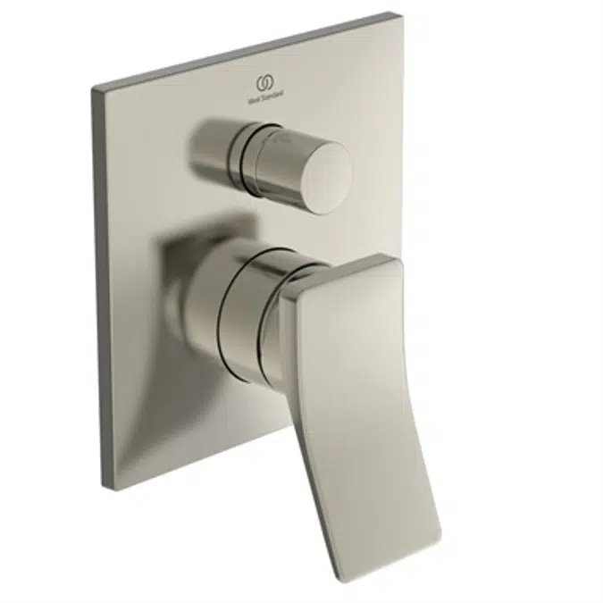 Conca - Single lever built in bath shower mixer - With additional back-flow prevention on second outlet. Requires built in kit A1000NU and a suitable outlet.