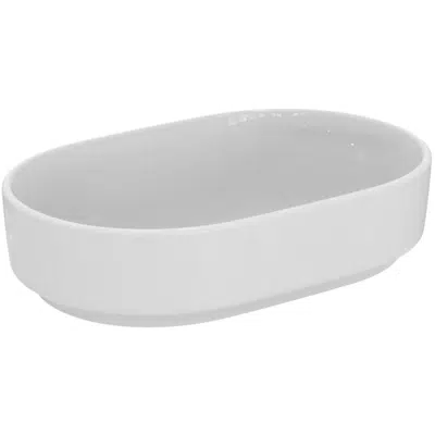 Image for I.LIFE O  Vessel 550x360x130 mm in white glossy finish, without overflow  Space saving basin