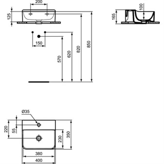 Conca Hwb 40x35 NOF TH