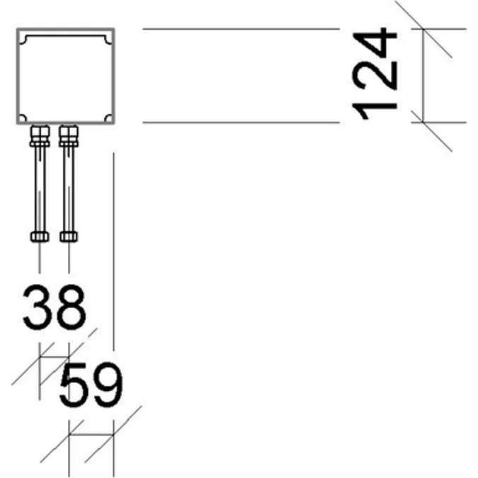 ELECTRONIC CONNECTOR BOX 2 VALVES MULTI