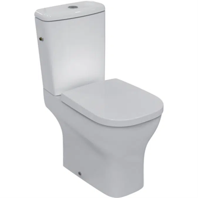 SOFTMOOD/ACTIVE SEAT & COVER WHITE SOFTCLOSING