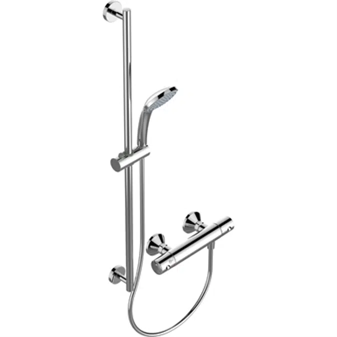 Brausekombination 900 mm M1 mit CeraTherm 60 Brausethermostat