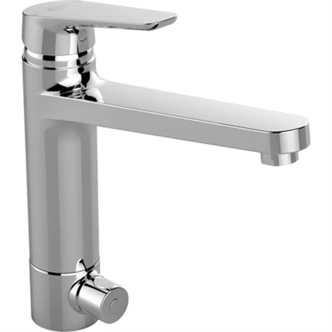CERAPLAN III kitchen mixer one hole high spout single lever hand