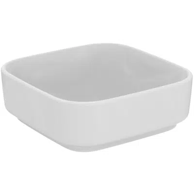 Image for I.LIFE B  Vessel 380x380x130 mm in white glossy finish, without overflow  Space saving basin