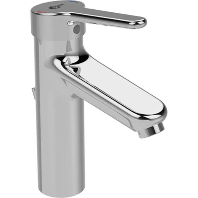 Ceraplus single lever basin mixer with pop-up waste, low pressure