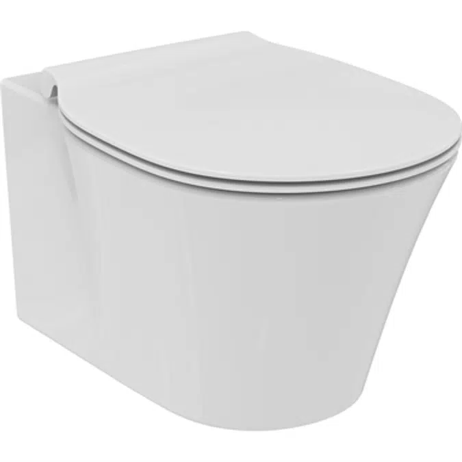 Connect Air Wall hung Bowl White Ip Rl Hybd Hf Bxd