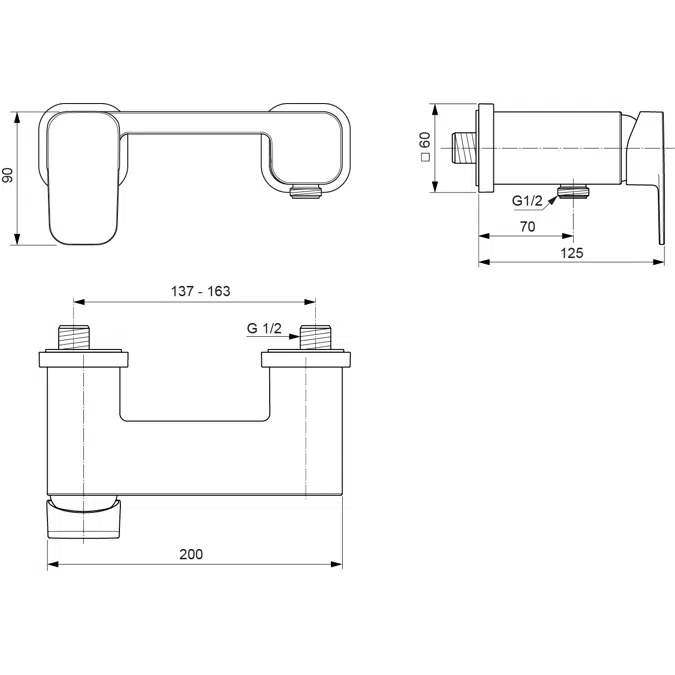 TONIC II SHO MXR EXPSD CHROME LVR/DOWN